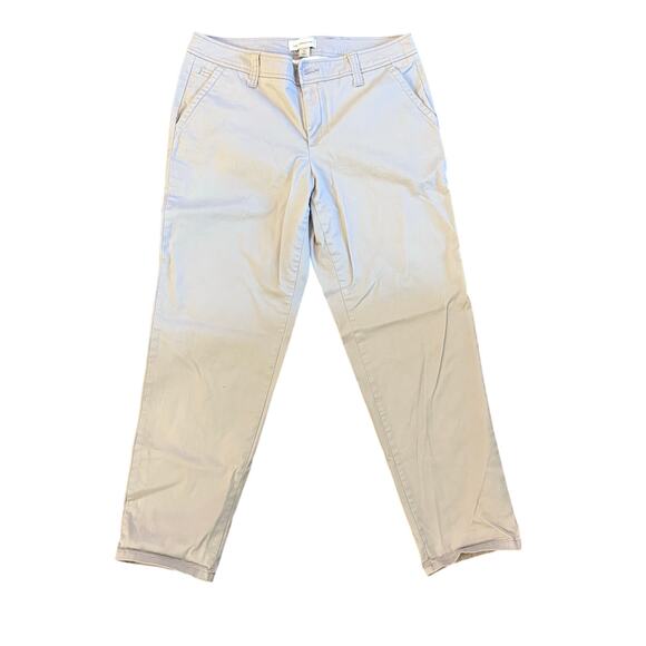 Liz Claiborne Women’s Light Grey Gray Size 10 Skinny Trousers Pants Workwear - Picture 1 of 3